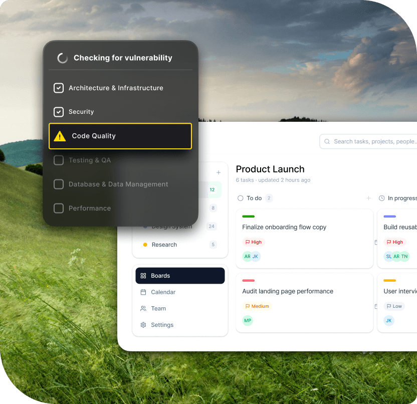 Technical Audits mockup
