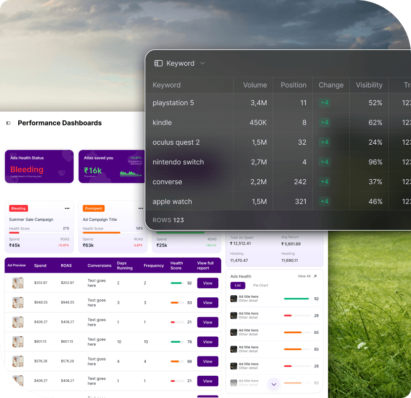 Web Applications mockup